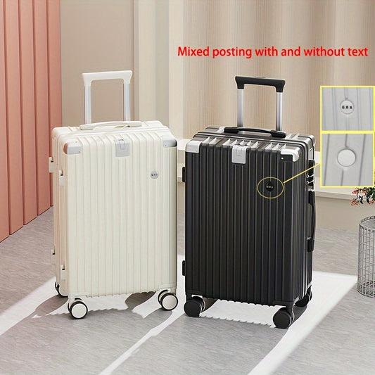 Macaron Color 20-Inch Carry-On — Lightweight Spinner Luggage with USB Port, Cup Holder & Anti-Collision Corners