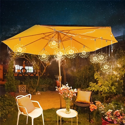 4pcs Per Set Solar Hanging Fireworks Lights