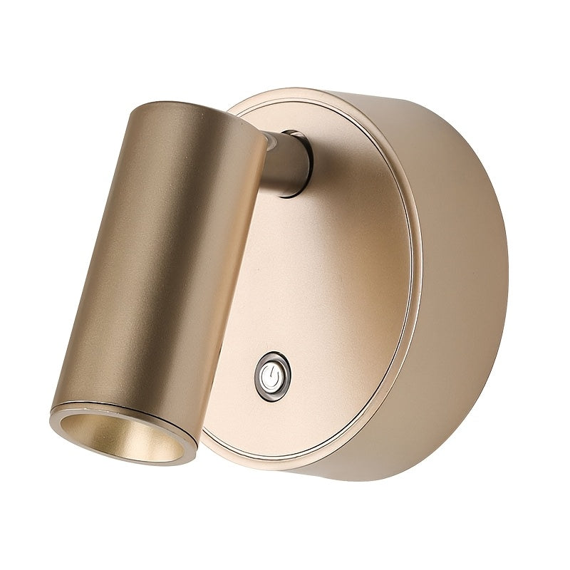 Touch Dimming LED Night Light – 3-Color Adjustable, Rechargeable Lamp for Bedroom, Reading & Living Spaces