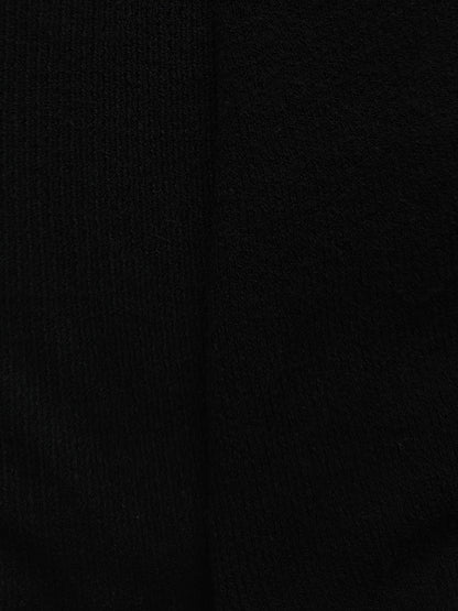 طقم نسائي أنيق لفصل الخريف والشتاء، مكون من جاكيت بأكمام طويلة وفتحة رقبة مستديرة، بلون سادة