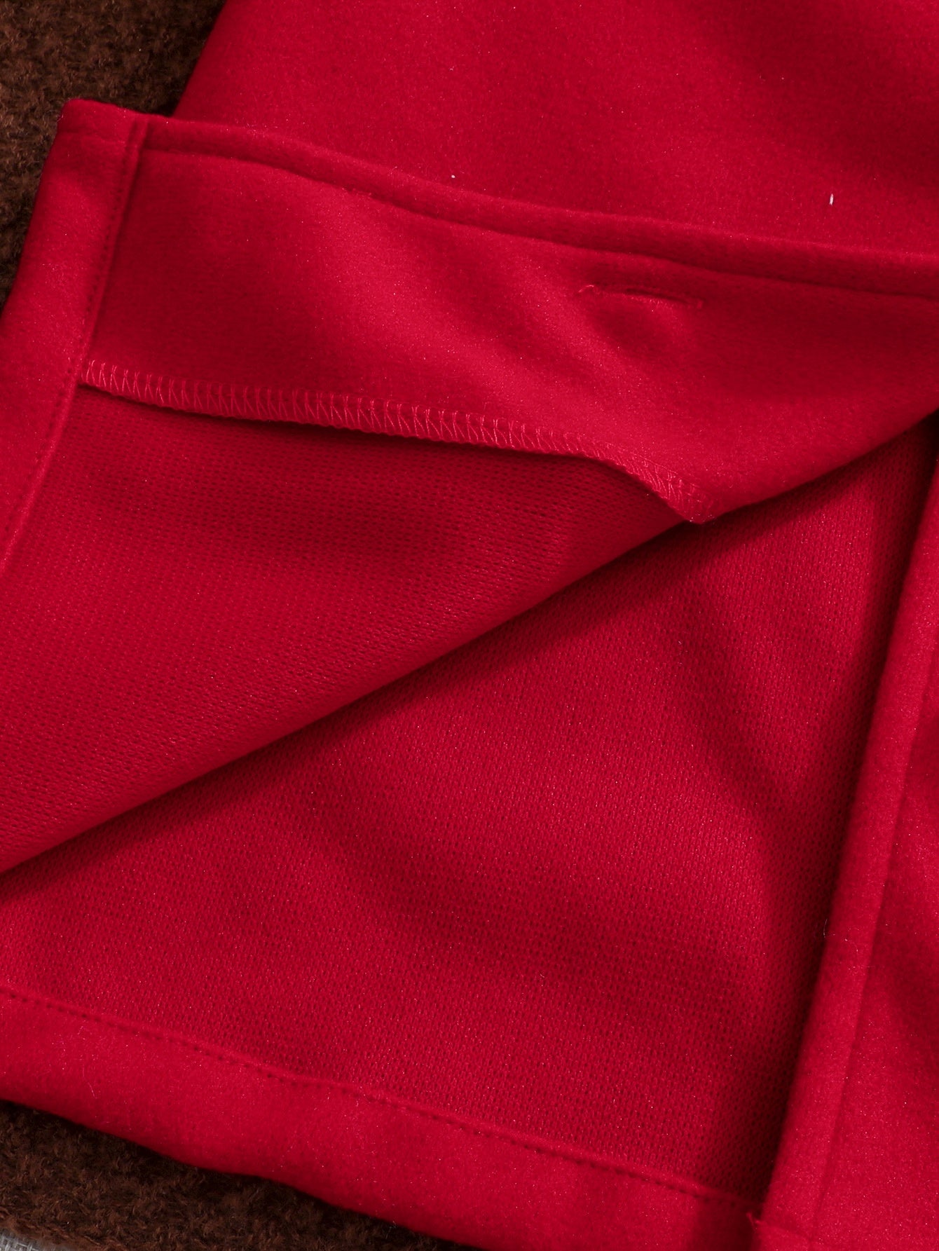 Girls’ 4-Piece Autumn/Winter Fashion Set – Button-Up Coat, Ribbed Long-Sleeve Top, Checkered Elastic-Waist Skirt & Matching Beret