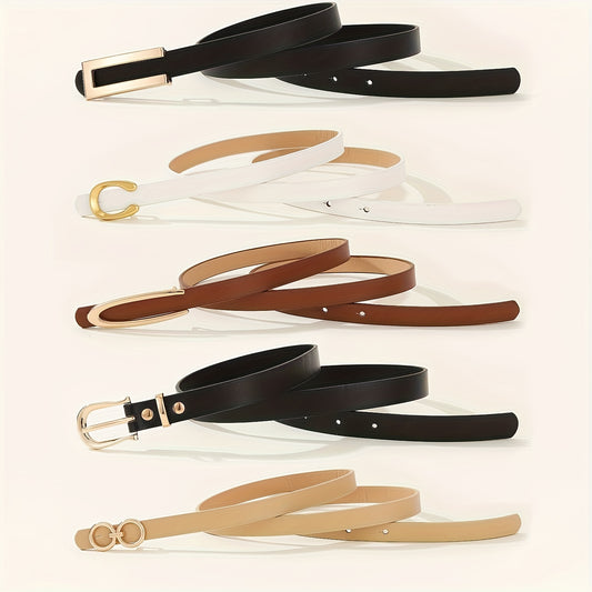 5-Pack Elegant Waist Seal Belt – All-Season Fashion Accessory & Gift Set
