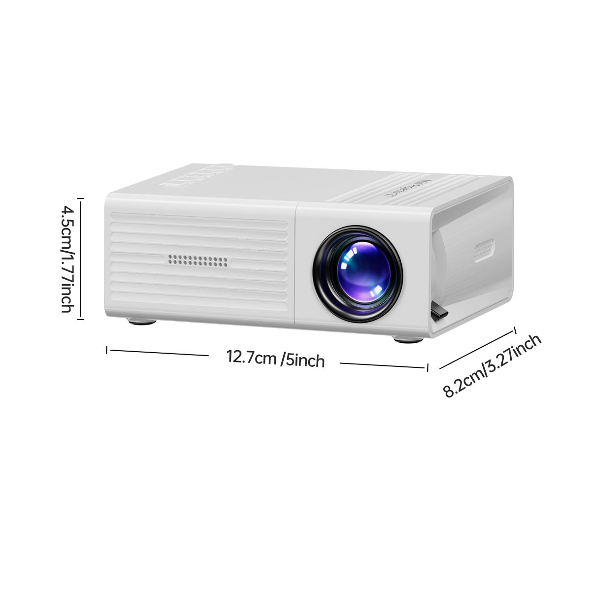 Portable Mini Projector – Lightweight Media Projector for Home Entertainment