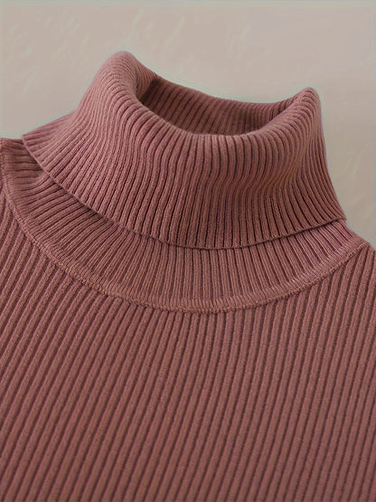 Women’s High Collar Hoodie — Casual Pullover Top