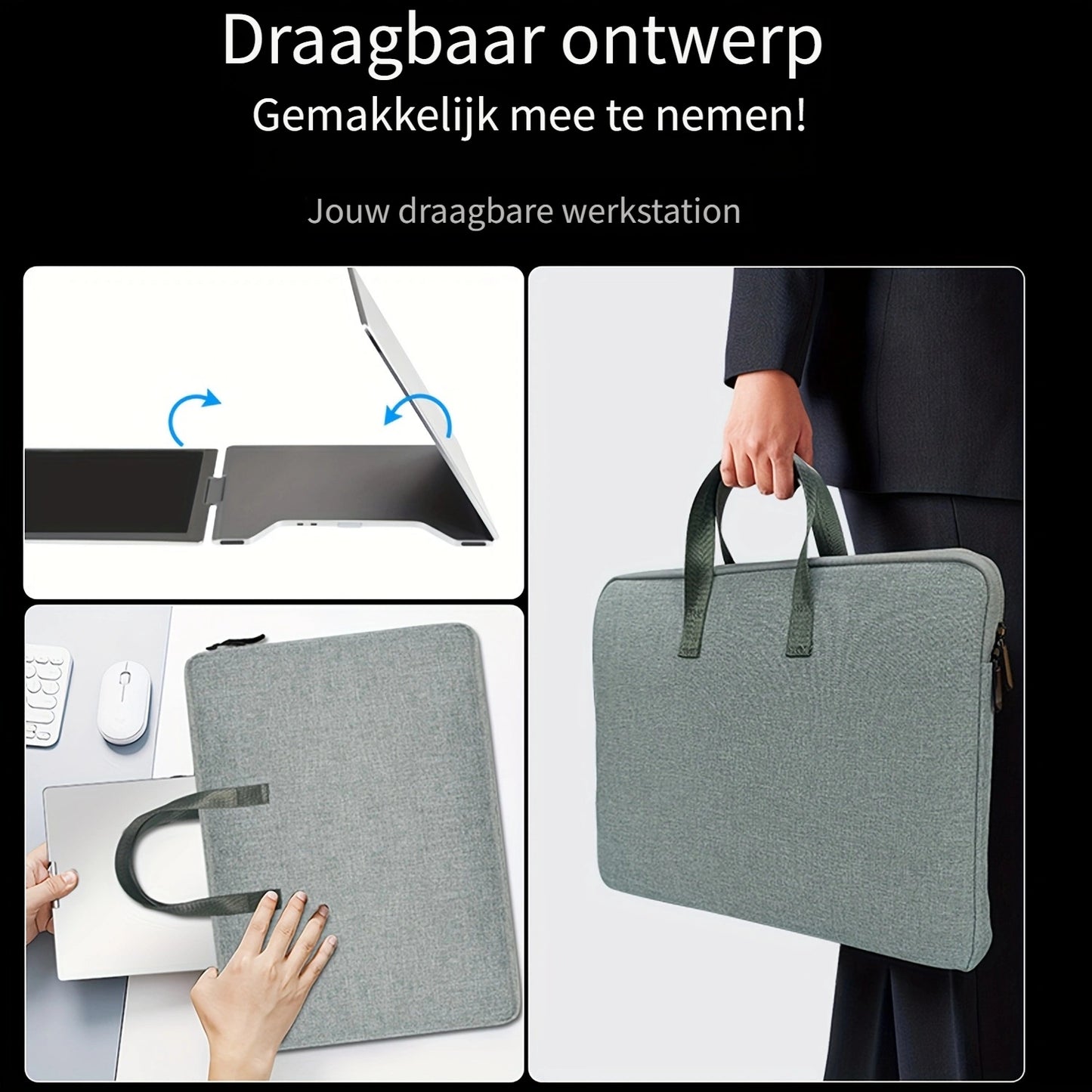 Kulee TripleView 14" Laptop Extender