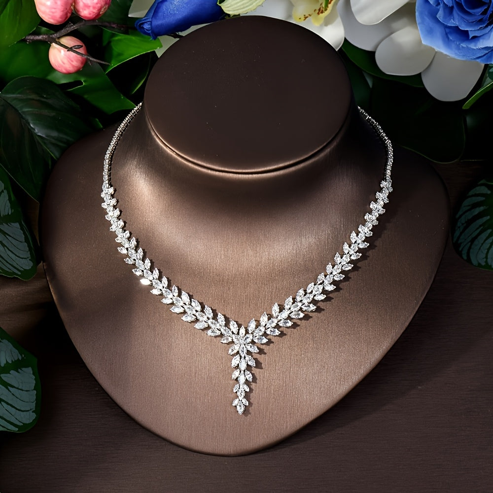 Women’s Middle Eastern Luxury Bridal Jewelry Set – High-Quality AAA Zirconia Wedding & Party Elegance