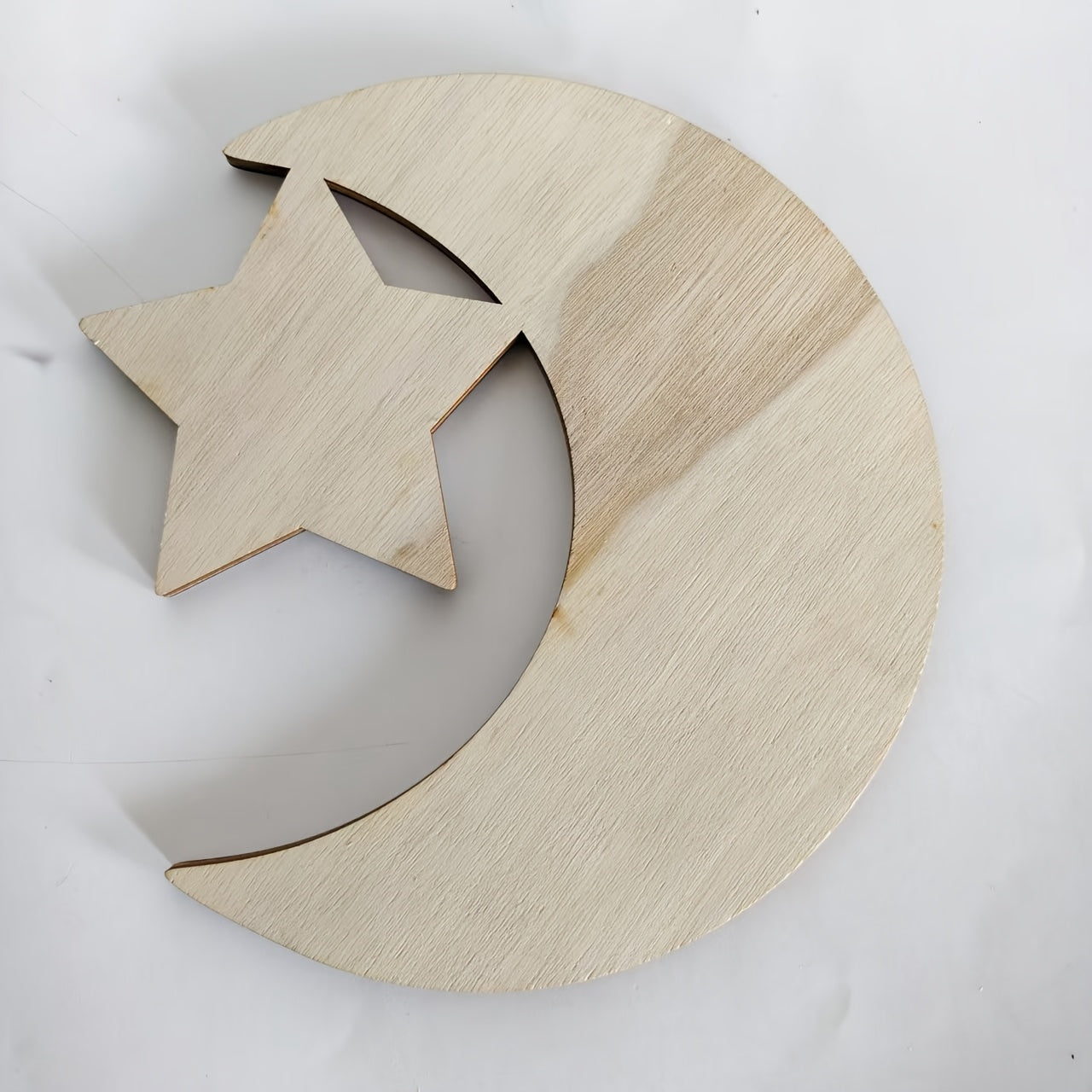 صينيتان خشبيتان للحلويات والوجبات الخفيفة للعيد - مناسبتان لتزيين الغرف، وحفلات أعياد الميلاد، والاحتفالات، مصنوعتان من الخشب. (بدون تلامس)