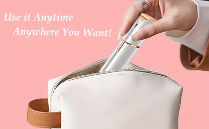 DM Facial Hair Removal for Women, Electric Painless USB Rechargeable Facial Hair Remover for Face, Lip, Leg LED Light