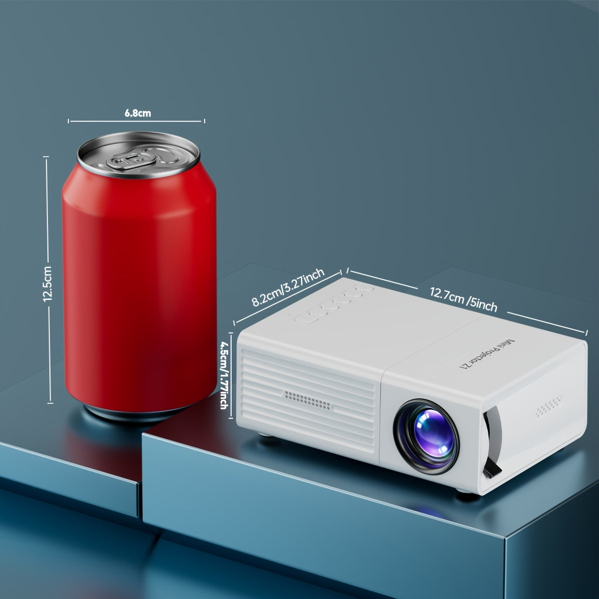 Portable Mini Projector – Lightweight Media Projector for Home Entertainment