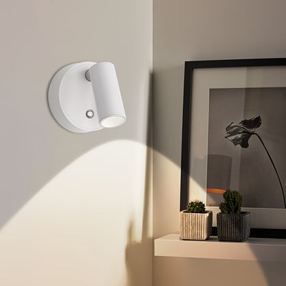 Touch Dimming LED Night Light – 3-Color Adjustable, Rechargeable Lamp for Bedroom, Reading & Living Spaces