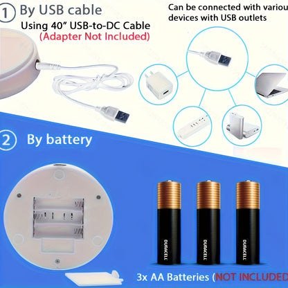 108 LED Bonsai Tree Lamp – Warm White Decorative Light with USB & Battery Power, Touch Control, Modern Table Decor