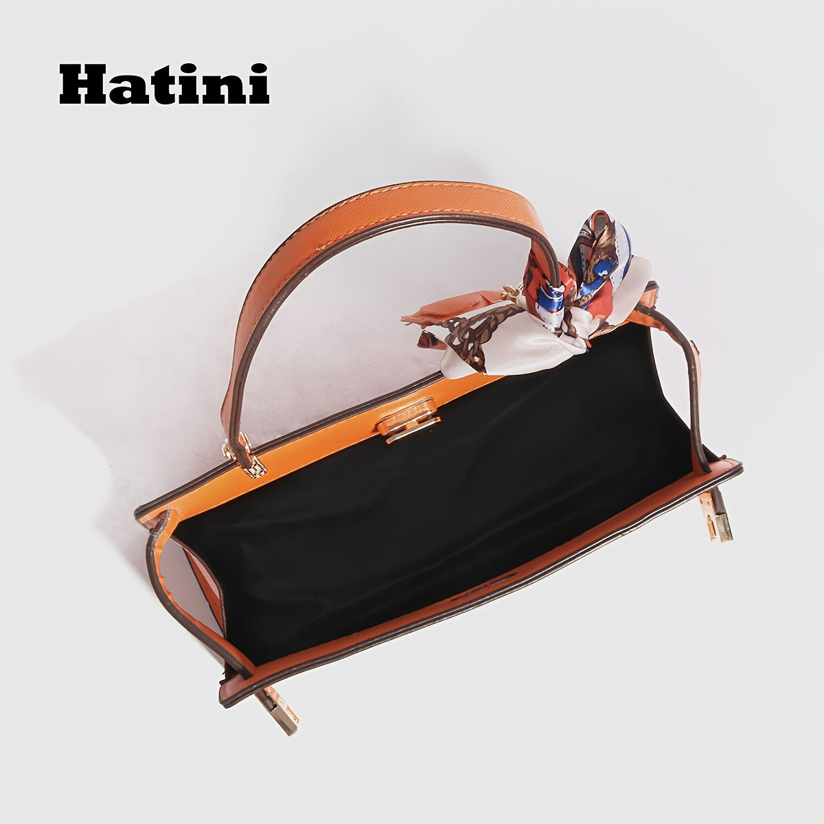 HATINI Women's Elegant Handbag – Large Capacity Tote with Detachable Bow & Strap, Gold Hardware, Multi-Color Options