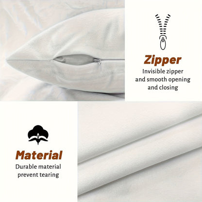 2pcs Ramadan Kareem Decorative Cushion Covers - Golden Crescent & Lantern Design, Polyester Zipper Pillow Covers for Living Room Sofa, Contemporary Home Decor, Hand Wash Only, No Filling Included, Decorative Pillows