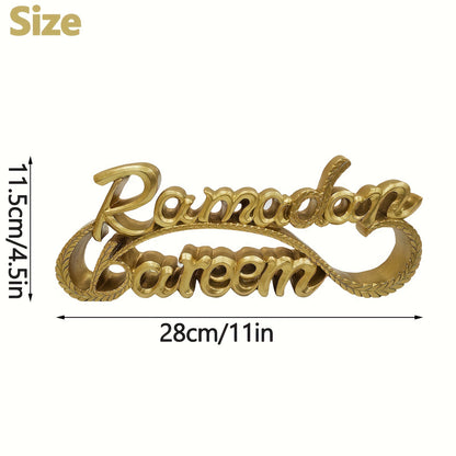 11.5Cm Resin Art Piece of a, a Decorative Item for Muslims' Table During Ramadan, Islamic Home Decor, And a Gift for Eid Celebrations