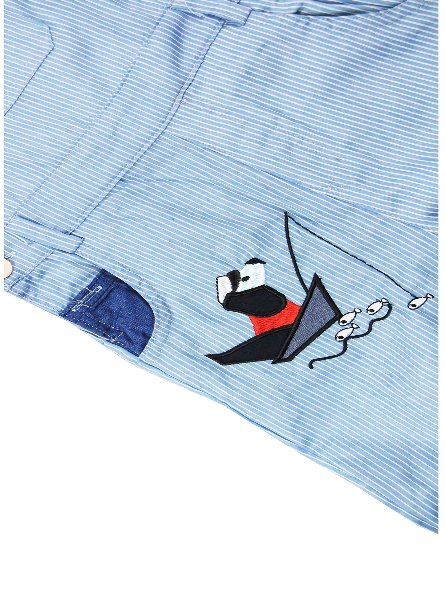 Baby Boys’ Puppy Print Overall Set – Long-Sleeve Jumpsuit with Matching Hat, Solid-Color Multi-Piece Outfit for Spring/Autumn Outdoor Wear (3–24 Months)