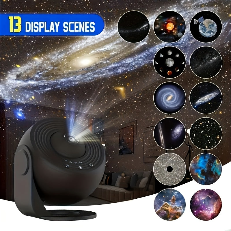 Night Light Galaxy Projector – 360° Rotating Starry Sky Planetarium Lamp for Kids’ Bedroom, Wedding & Valentine’s Day Gift