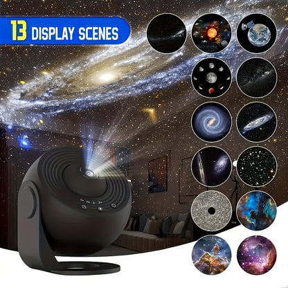 Night Light Galaxy Projector – 360° Rotating Starry Sky Planetarium Lamp for Kids’ Bedroom, Wedding & Valentine’s Day Gift