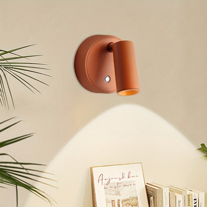 Touch Dimming LED Night Light – 3-Color Adjustable, Rechargeable Lamp for Bedroom, Reading & Living Spaces