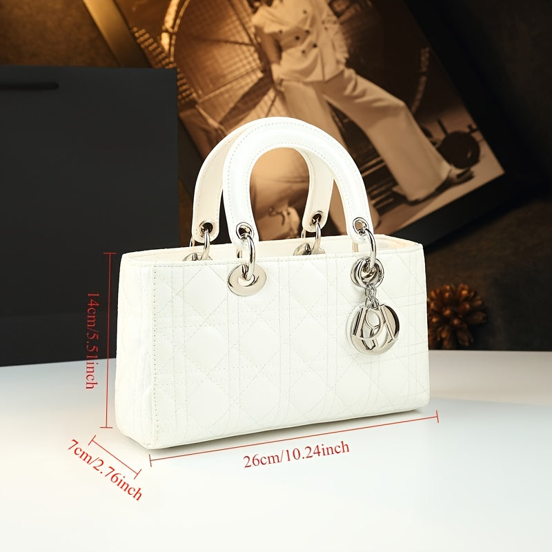 2025 New Embroidered Women's Handbag – Stylish & Versatile Horizontal Design Tote