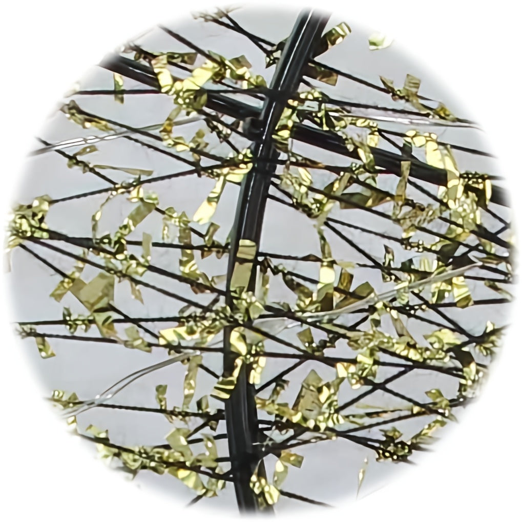 1pc Ramadan Decoration Featuring a Large Moon and Stars, Equipped with 20 LED Lights, Battery-powered, with a Metal Cutout Design. Easy-to-install Ramadan Ornament, Suitable for Festive and Celebratory Home Decor. Requires 2