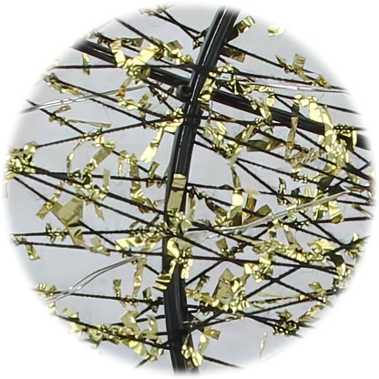 1pc Ramadan Decoration Featuring a Large Moon and Stars, Equipped with 20 LED Lights, Battery-powered, with a Metal Cutout Design. Easy-to-install Ramadan Ornament, Suitable for Festive and Celebratory Home Decor. Requires 2