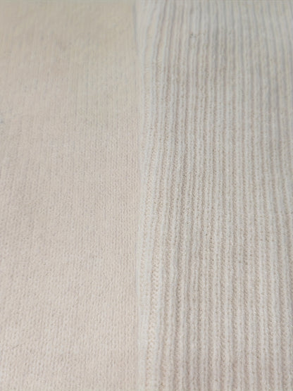 طقم نسائي أنيق لفصل الخريف والشتاء، مكون من جاكيت بأكمام طويلة وفتحة رقبة مستديرة، بلون سادة