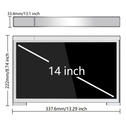 Kulee TripleView 14" Laptop Extender