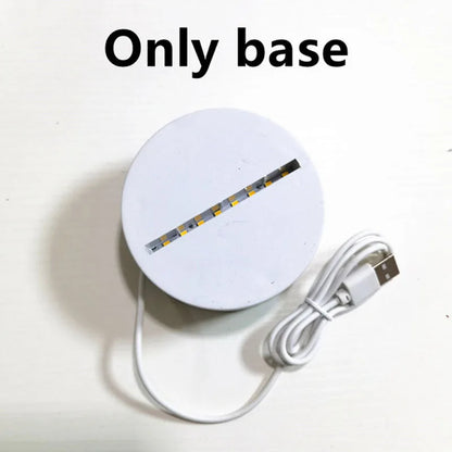 Romantic Love 3D Acrylic LED Lamp – Bedside Night Light for Home, Parties & Valentine’s Day Gifts