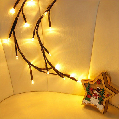 96-LED Willow Wall Lamp – Artificial Plant Branch Light for Elegant Bedroom & Living Room Decor