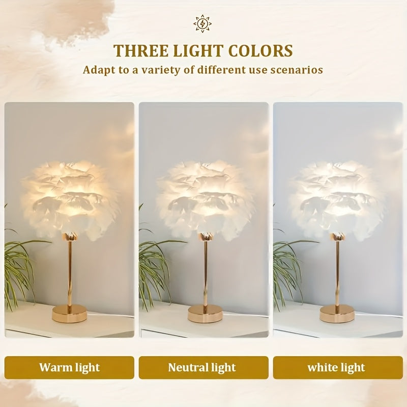 White Mushroom Desk Lamp – Modern Bedside Night Light for Girls, Elegant Wedding & Room Decor Gift