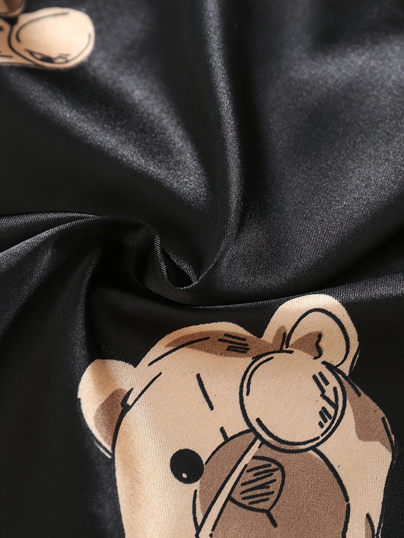 3 Sets (6pcs) Boys’ Cartoon Long-Sleeve Pajama Sets – Casual Non-Stretch Animal Print Sleepwear with Button Front & Cardigan Collar for Spring/Summer/Fall