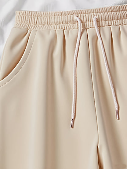 Women’s Winter Hooded Sweatshirt & Jogger Set – Casual Pullover with Letter Print, Pockets & Drawstring Waist