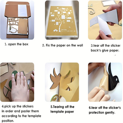 ملصق حائط خريطة العالم الأكريليكي ثلاثي الأبعاد من WINDIR - جدارية زخرفية فضية DIY (71 × 40 بوصة) لغرفة المعيشة وغرفة النوم والمكتب وديكور جدار التلفزيون