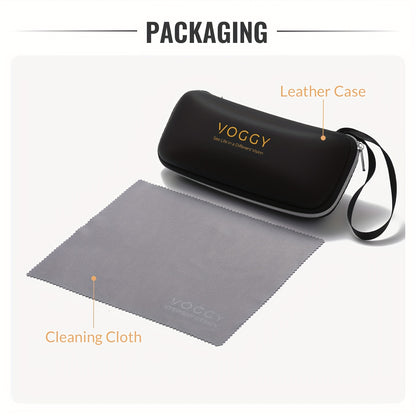 VOGGY Retro Butterfly Polarized Sunglasses – Stylish Metal Frame Unisex Eyewear for Driving & Parties