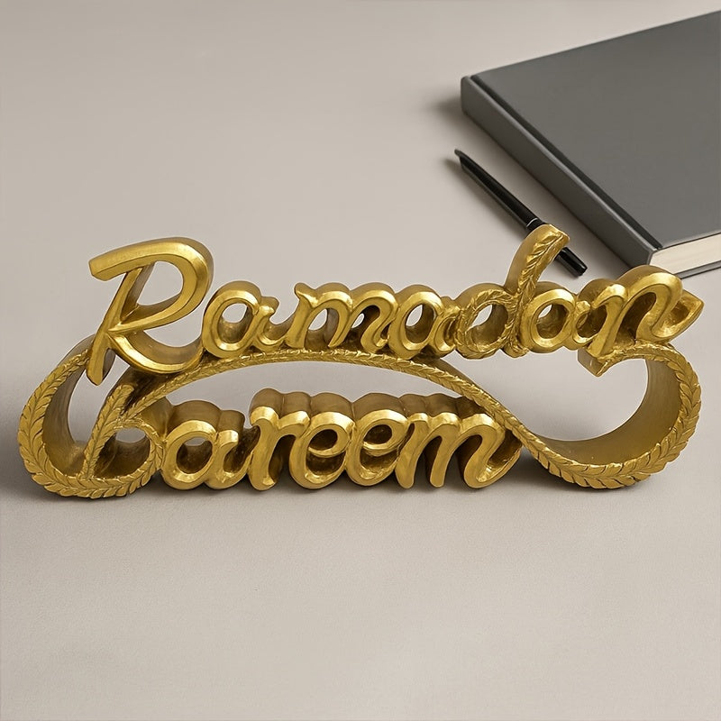 11.5Cm Resin Art Piece of a, a Decorative Item for Muslims' Table During Ramadan, Islamic Home Decor, And a Gift for Eid Celebrations