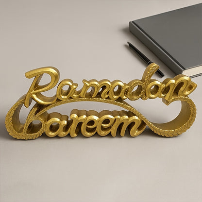 11.5Cm Resin Art Piece of a, a Decorative Item for Muslims' Table During Ramadan, Islamic Home Decor, And a Gift for Eid Celebrations