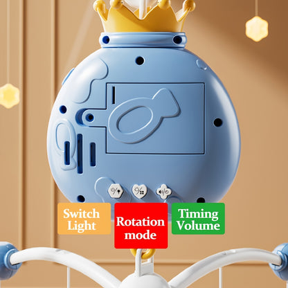 Penguin Baby Bed Mobile with Music & Lights - Rotating Brain-Stimulating Toy Featuring Adorable Penguins, Bears, and Animals - Ideal Christmas or Birthday Gift for Infants, Available in Pink/Blue, Random Colors, Penguin Gifts