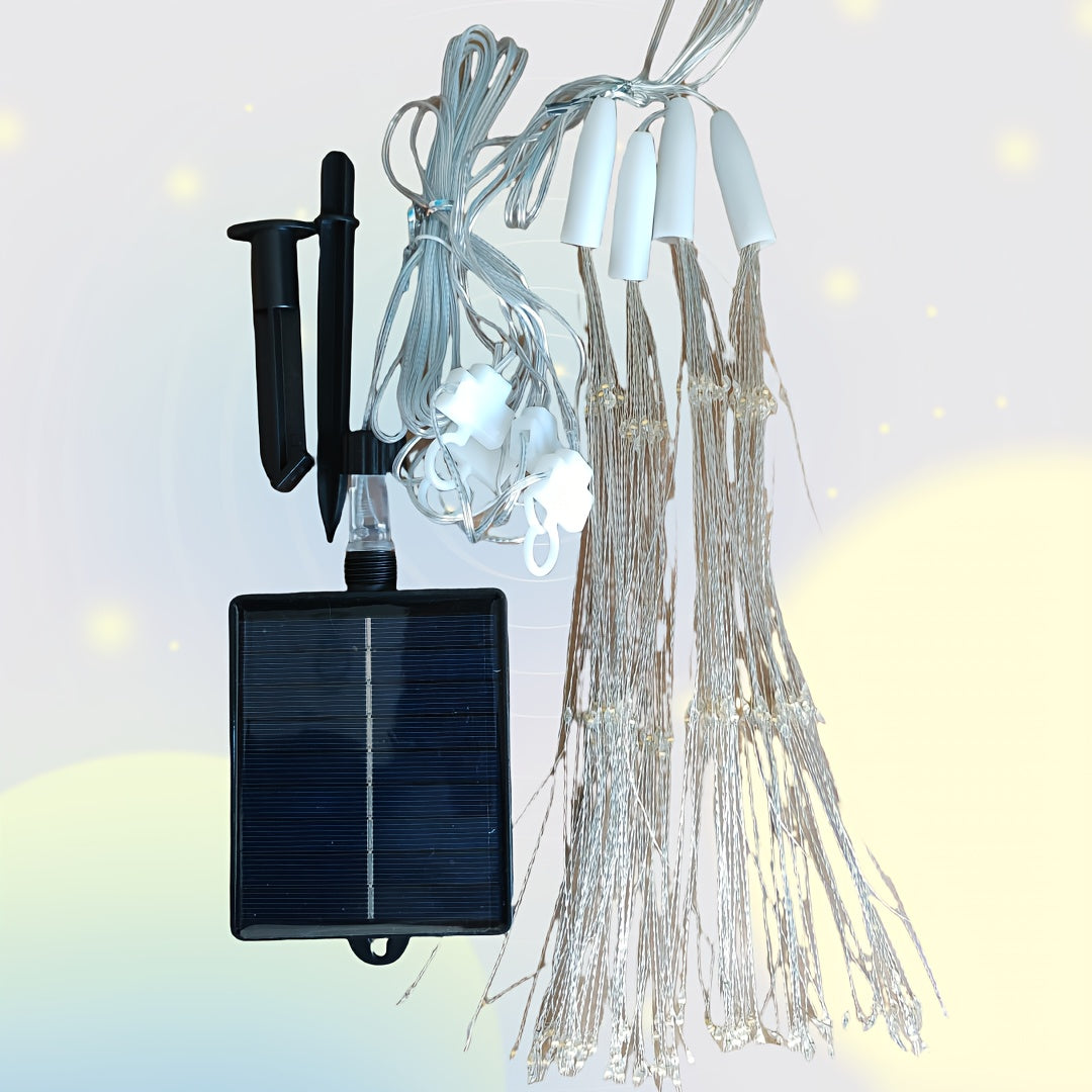 4pcs Per Set Solar Hanging Fireworks Lights