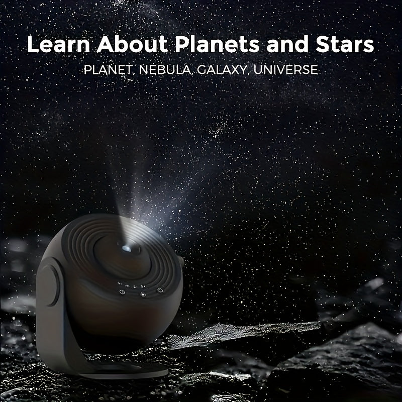 Night Light Galaxy Projector – 360° Rotating Starry Sky Planetarium Lamp for Kids’ Bedroom, Wedding & Valentine’s Day Gift