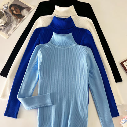 Women’s High Collar Hoodie — Casual Pullover Top