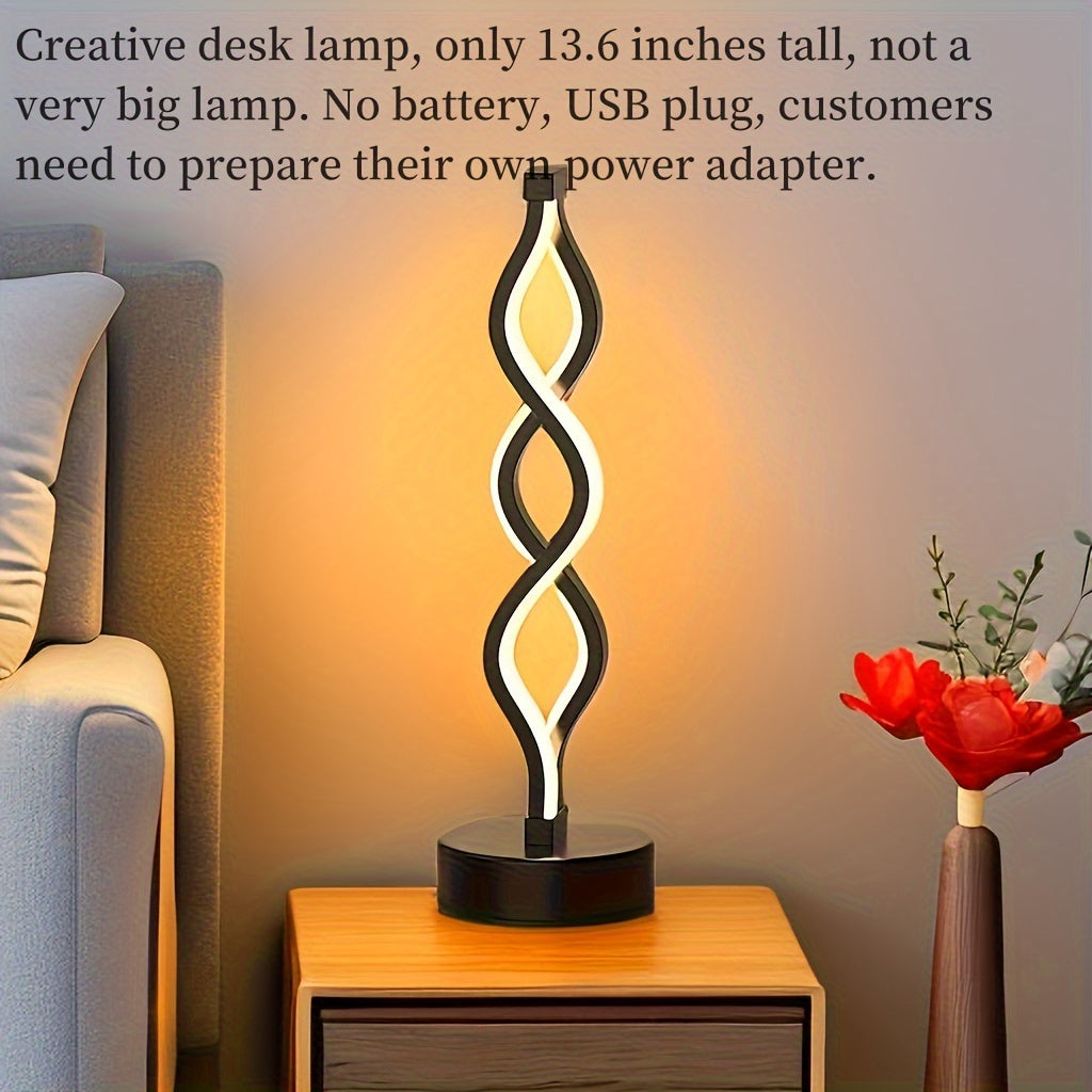 Super LED Small Desk Lamp – Creative European Style USB Night Light for Bedroom, Café & Home Decor