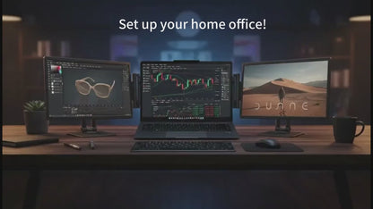 Premium UHD Laptop Screen Extender – 14" FHD 1920×1200 IPS Dual Display with Business Bag, Plug & Play for 13–17" Laptops