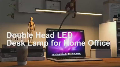 Adjustable LED Desk Lamp – Flexible Gooseneck with USB Clamp, Perfect for Reading, Study & Work